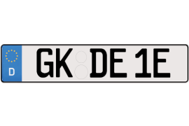 E-Kennzeichen für Elektroautos