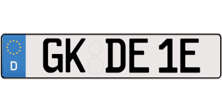 E-Kennzeichen für Elektroautos